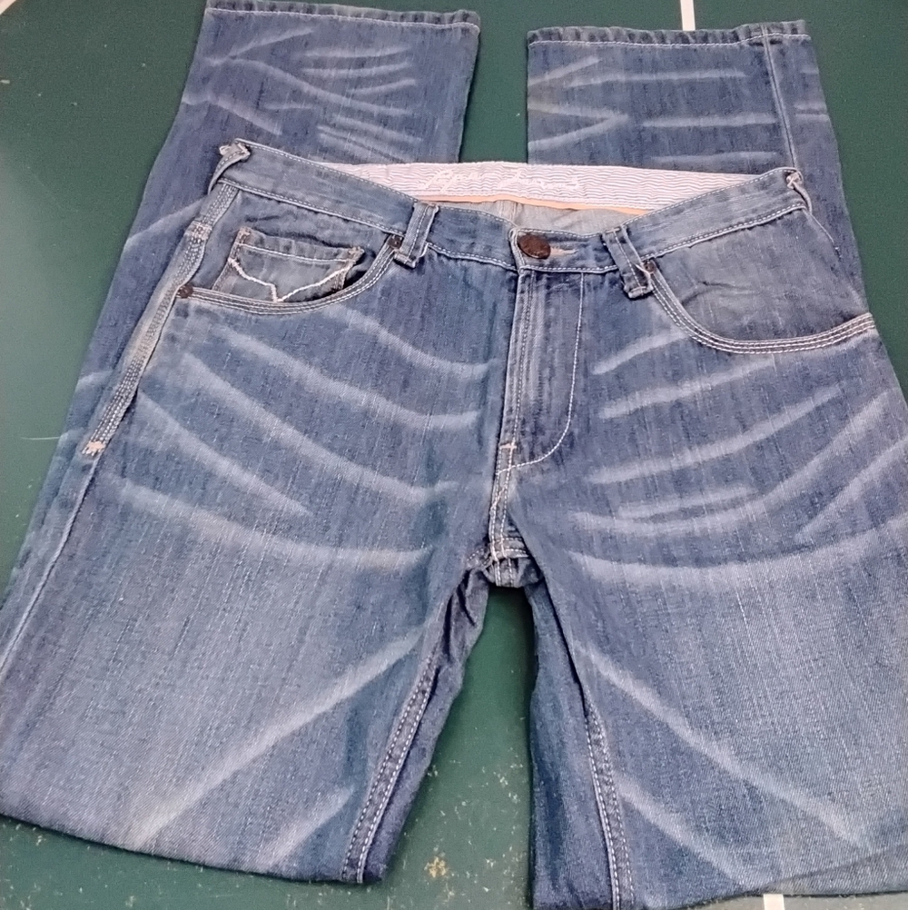 Pepe Jeans London Size 34 Waist 34 Inside Leg. Embroidered Waist Patch